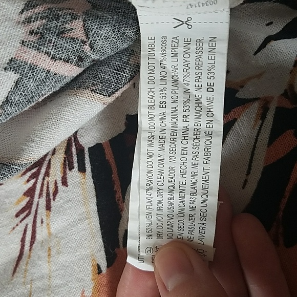 Linen Blend Button Down Sundress - Picture 6 of 8